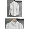 Spring and Autumn Men's Long-sleeved Shirts Fashionable Casual Loose Contrasting Colors Versatile Design Tops