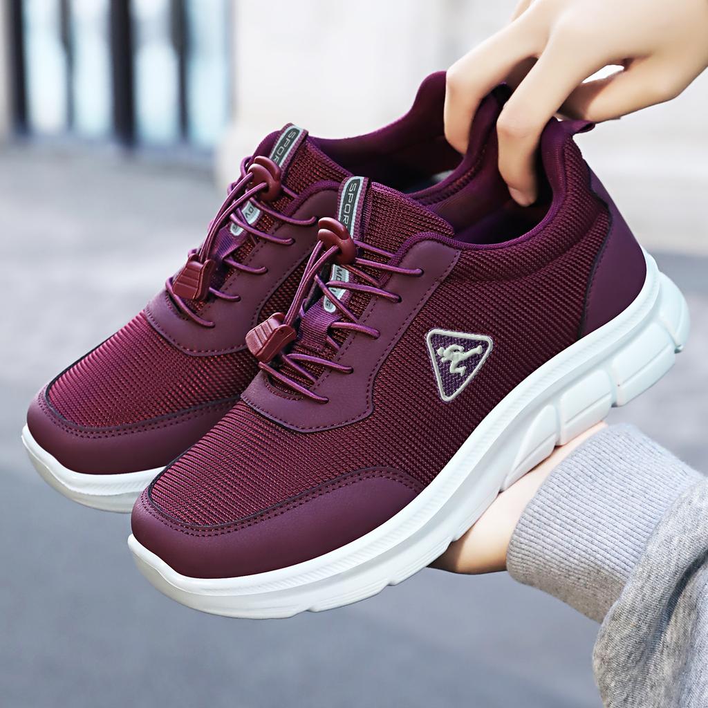 Shoes Women's Walking Shoes Single Shoes Casual Elastic Band Women's Shoes Soft Sole Comfortable Casual Shoes