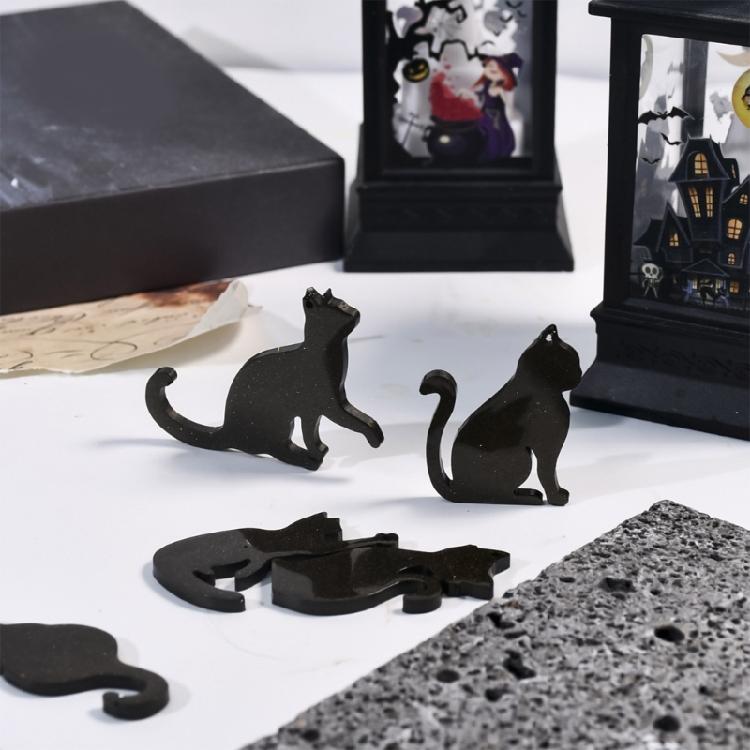 8 Cavity Cats Pendant Mold Multifuntional DIY Cats Pendant Mold Sturdy and Reusable Silicone Jewelry Accessory Molds