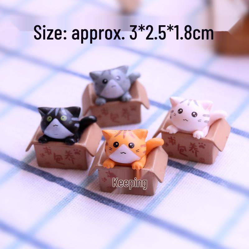 Милый котенок для усыновления плюшевая кукла: Настольное украшение и декор для суккулентов