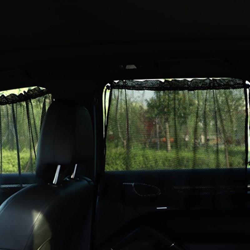 Heat Resistant Breathable Auto Sunshades Curtains Shield From Sunlight for Window Keep Vehicle Interior Cool and Private