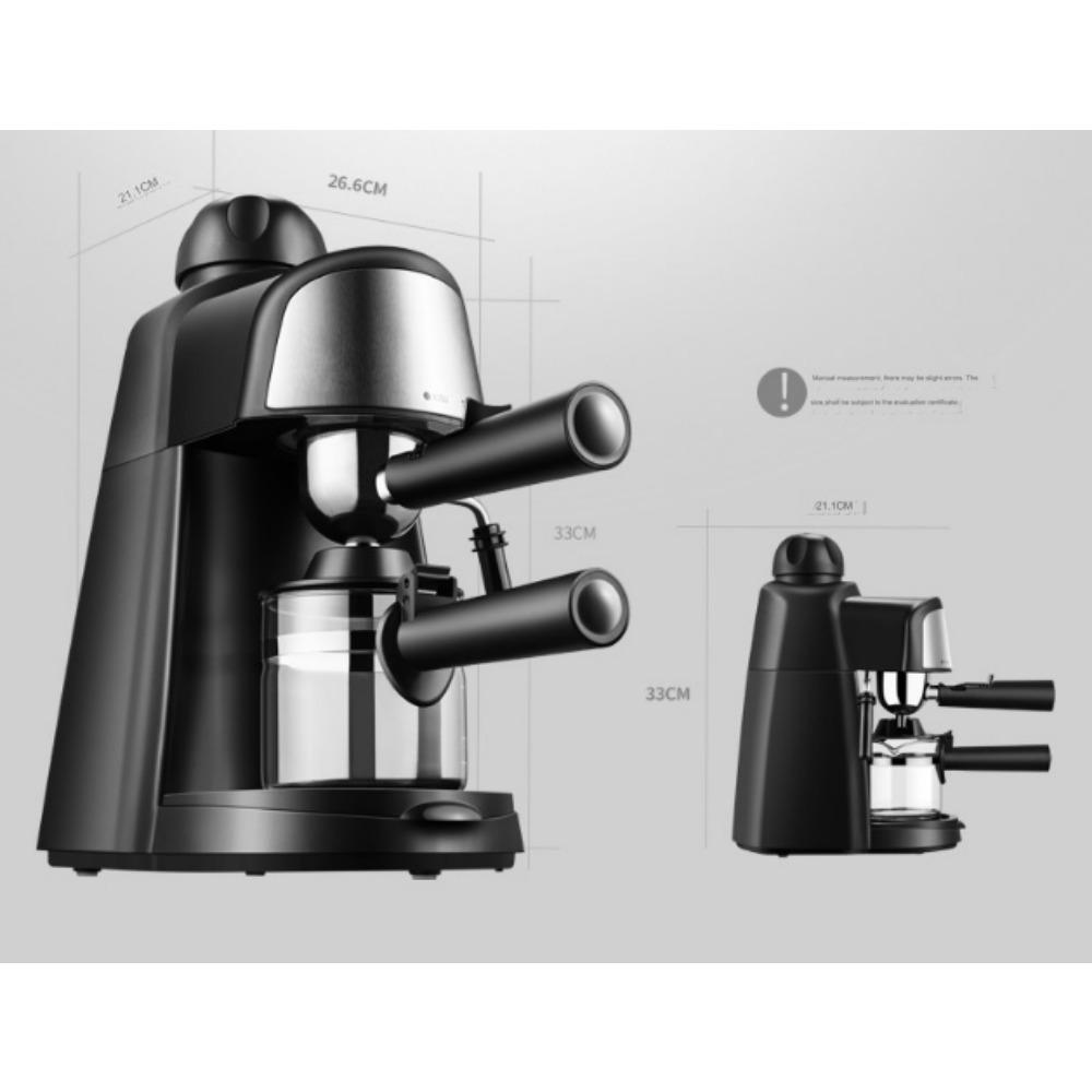 Aparat de cafea de uz casnic Aparat de espresso Abur Spuma de lapte Mic Mini Semi-automat