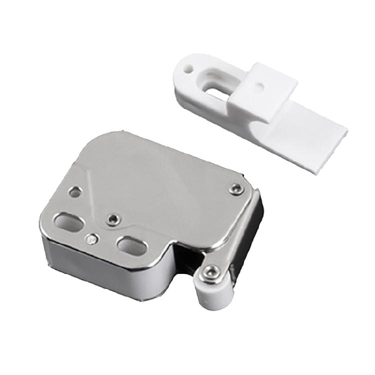 Cabinet Push Open Latches Touch Latches Push to Open Catches Lock Rebound Self Locking Device for Cabinet Drawer