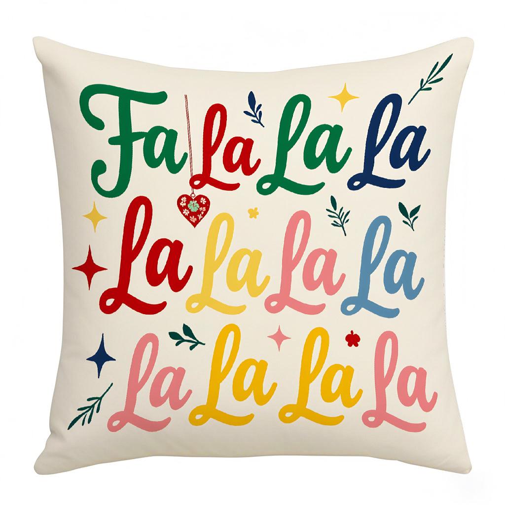 Christmas Pillow Case Cartoon Decoration Digital Printing Bedroom Living Room Sofa Atmosphere Pillow