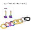 Bicycles Alloy Washer Bolts Washers Bikes Hub Screw Washer Bikes Hub Conversion Spacer Bicycles Spacers Washer Fastener