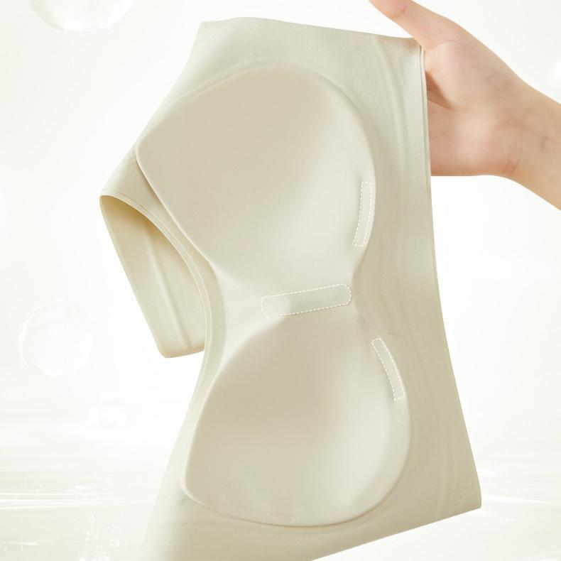 Tank Top Lingerie Women with Bra Pads Simple Bra Gathering and Adjusting Style Sexy Bra