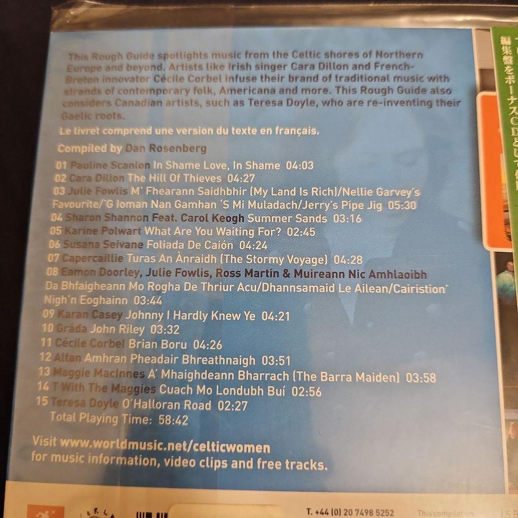 [USED] Rough Guide to Celtic Women (with bonus CD)