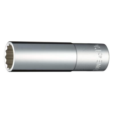 TONE Deep Socket Drive Angle Width Across Flats 17mm (12 Square) HP4D-17L 12.7mm (1/2")