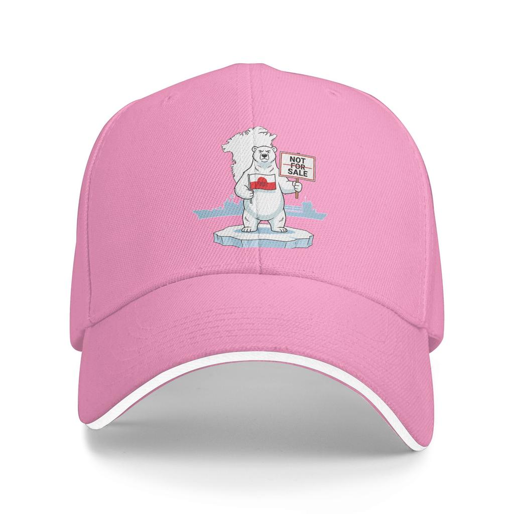 Summer Greenland Is Not For Sale Polar Bear Greenland Flag Baseball Cap Outdoor Gym Sun Trucker Hat Women Men Baseball Caps