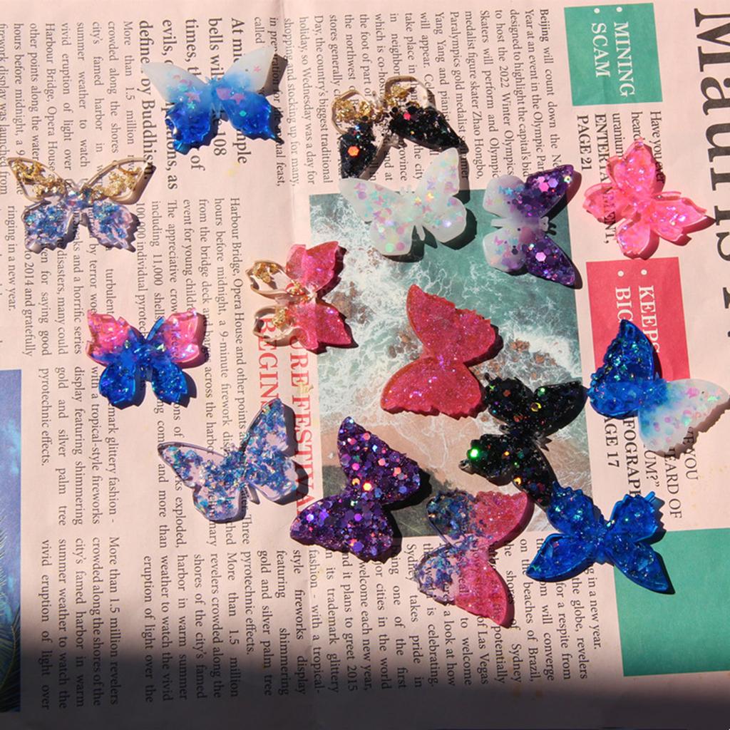 Butterfly Silicone Mold Decorative Pendant Mold Handmade Epoxy Silicone Mold Epoxy Resin Molds Making Crafts