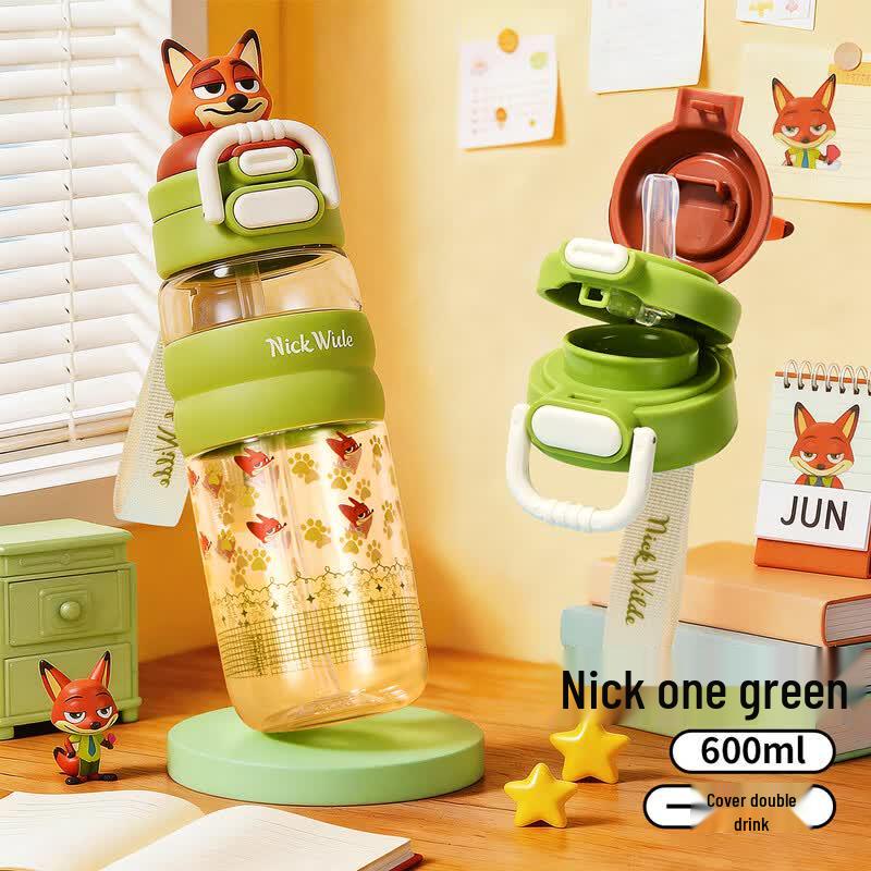 Disney Zootopia Kids Dual-Drink Water Bottle
