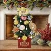 Small Christmas Tree Ornaments Realistic With Accessories Christmas Tabletop Tree For Office Desktop Room Home Festive Holiday
