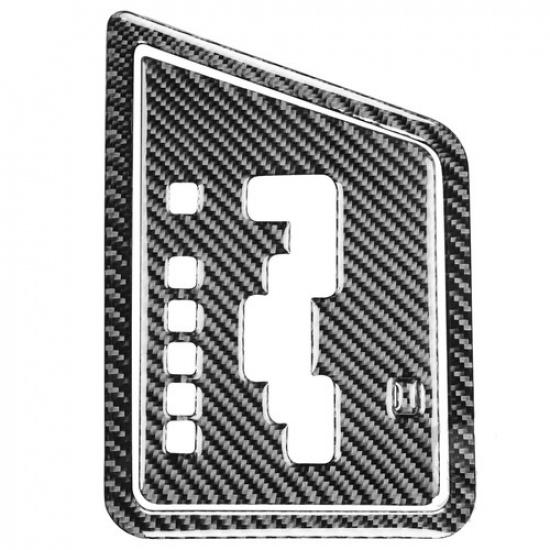 For Dodge Challenger 2008-2014 3Pcs Carbon Fiber Gear Shifter Panel Cover Trim