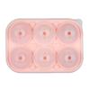 Food Grade Ice Ball Maker Rose Diamantine Sphere Design Ice Mould Nonstick Silicone Tray For Chilling Drink