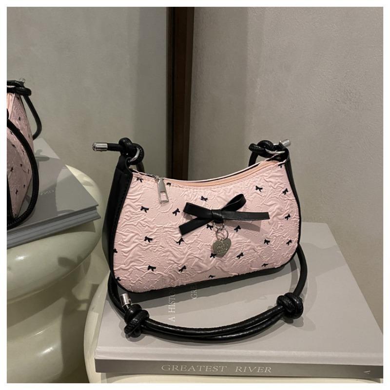 Bogenförmige Halbmondförmige Achseltasche, Eine Modische und Luxuriöse Kleine Quadratische Einzelschultertasche