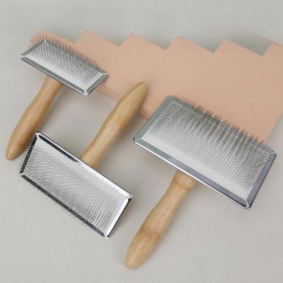 Bamboo Pet Comb for Loose Hair Removal - Ideal for Fluffy Dogs and Cats