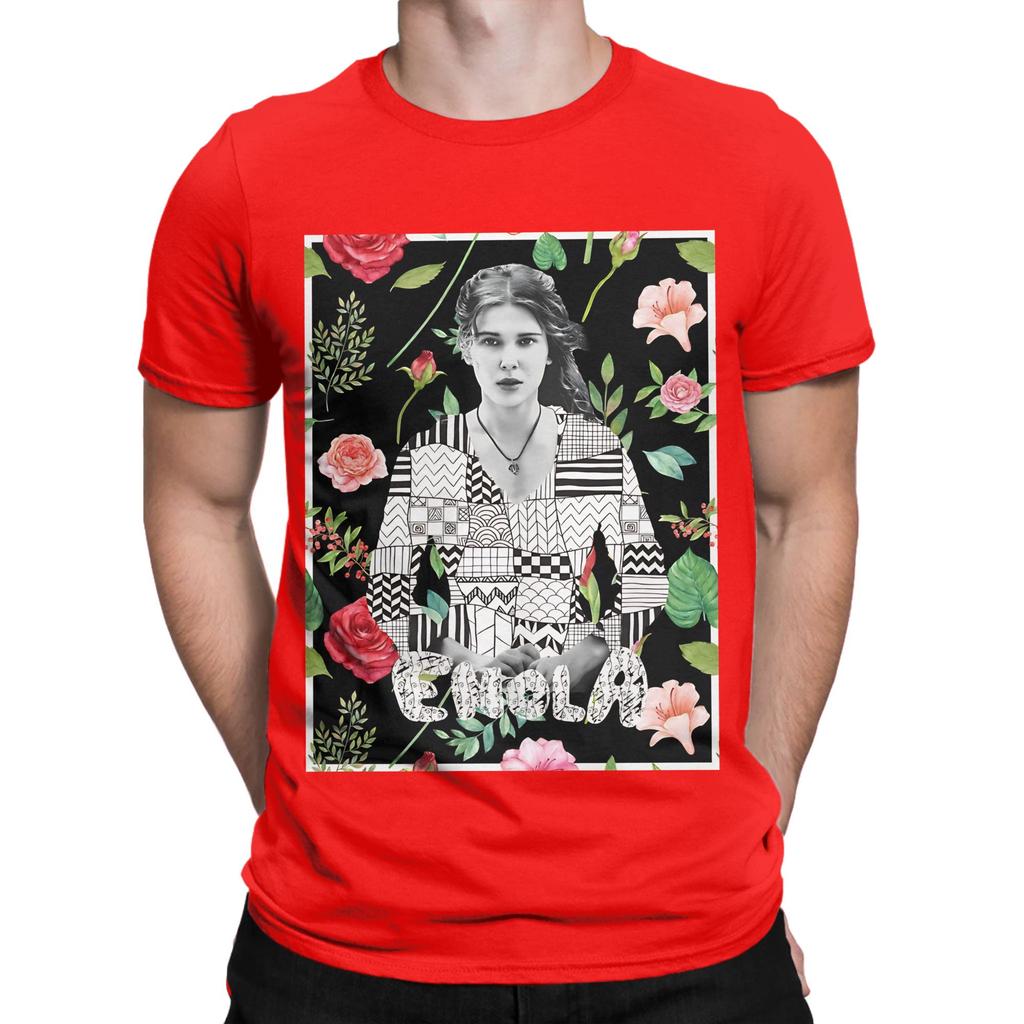 Flower The Enola Holmes Mysteries Novelty 100 Cotton TShirt The Enola Holmes Mysteries Tees Tops For Unisex