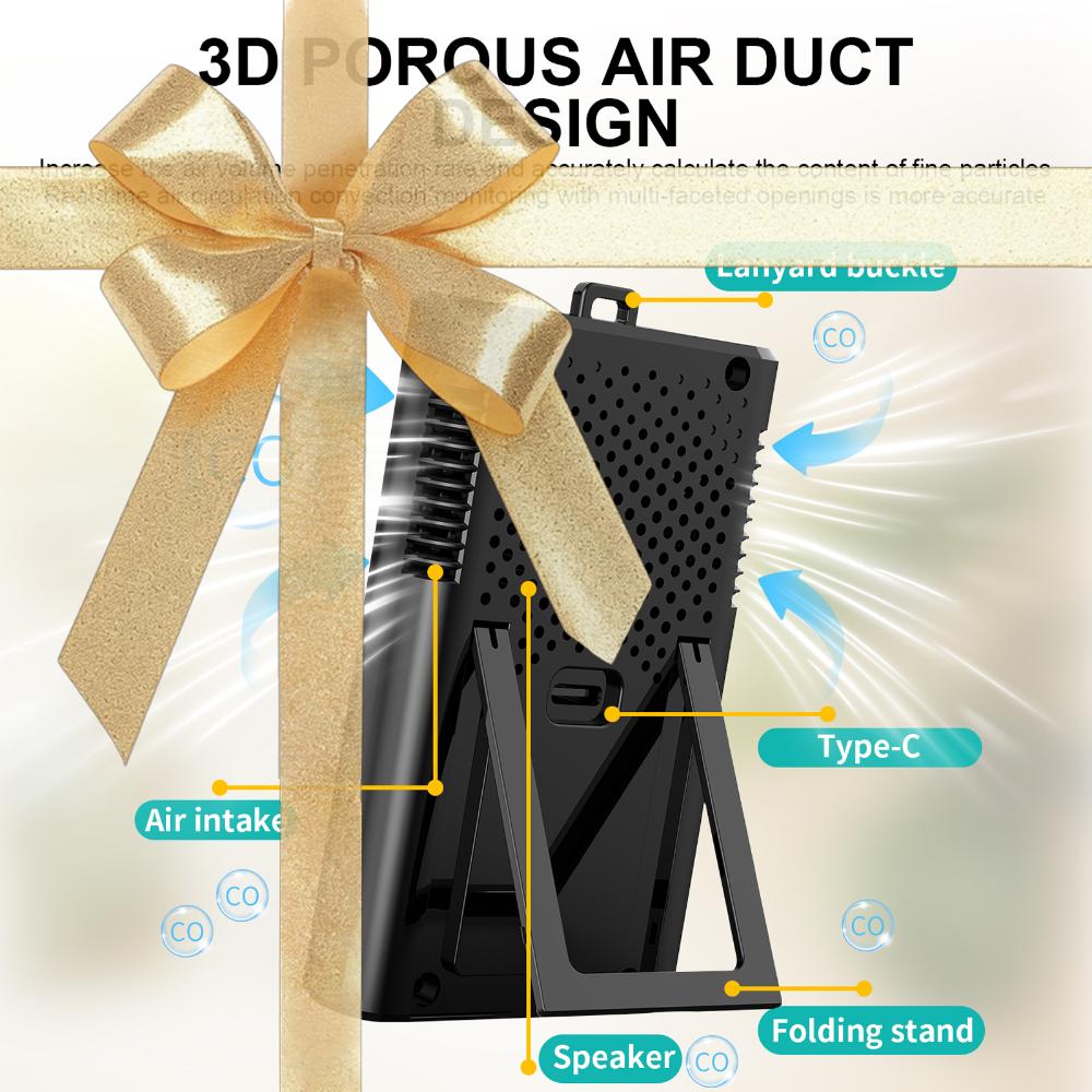 Rechargeable Carbon Monoxide Detector with Digital Display Portable CO Alarm Carbon Monoxide Alarm for Home RV Apartment China Mainland