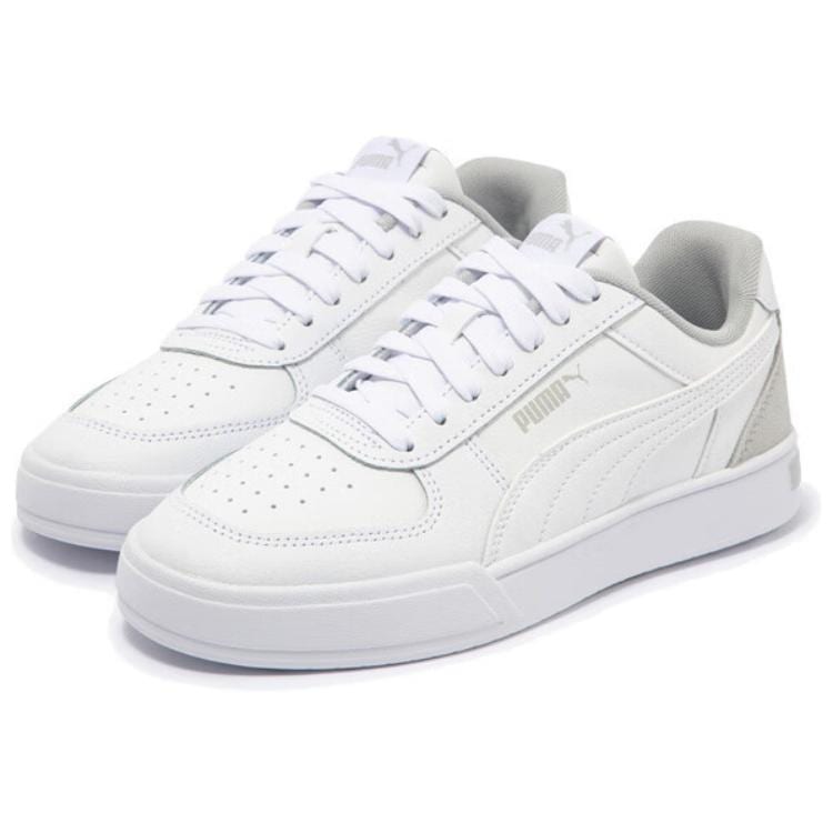 Puma Caven Abriebfeste Low-Top Skateboard-Schuhe Unisex Weiß 399398-10