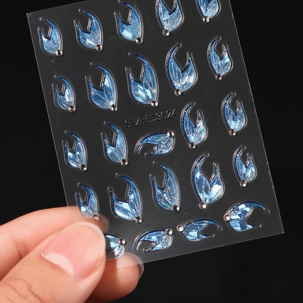 Con Adesivi per Unghie Press-On Diamante Decalcomanie per Unghie per Decorazioni Manicure Fai-da-Te
