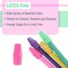 50pcs, Erasers for Pencils, Pencil Top Erasers, Eraser Caps,Topper Erasers, Perfect for Kids School and Office Supplies