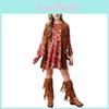 Vintage Hippie Rock Style Costume For Adults And Kids Perfect For Halloween And Festivals