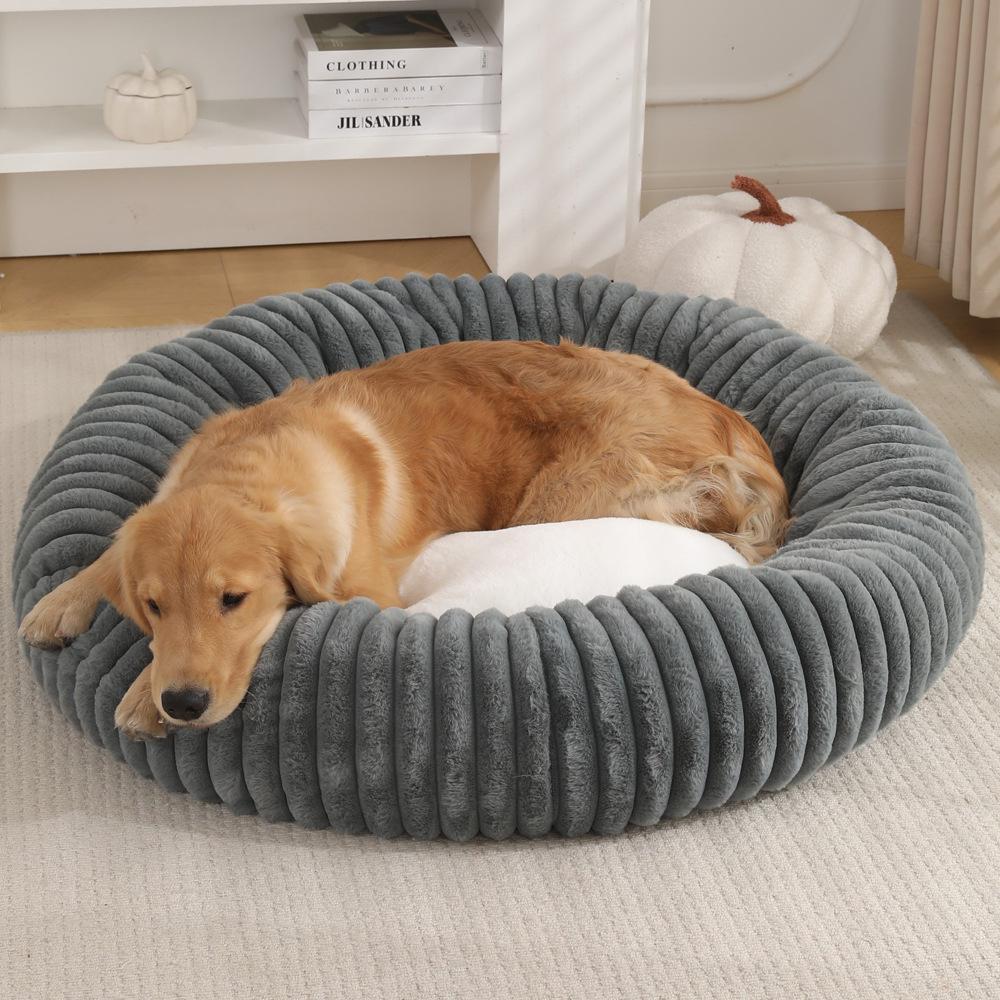Kennel cat litter dog round pet litter dog bed winter warm pet bed dog supplies pet pad