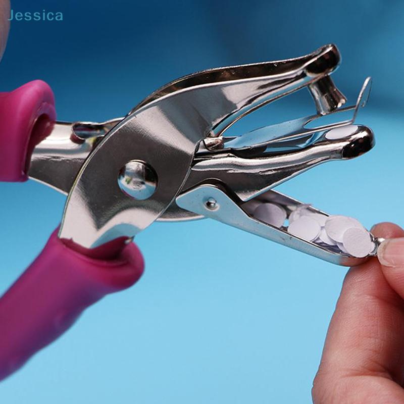 3/96mm Round Hole Puncher DIY Loose-Leaf Paper Punch Handheld Tool Single Hole Punch For Office And Home Use