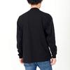 [T-shirt.st] Long-sleeve Mock Neck T-shirt, Extra Thick 10.2 oz, Men's & Women's, Black, XL