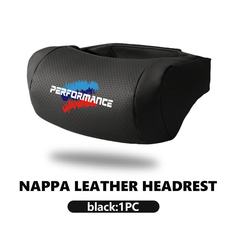 Car Accessories Seat Headrest Auto Logo Neck Pillow For BMW M Performance E36 E46 E60 E90 E91 E92 E93 F30 F20
