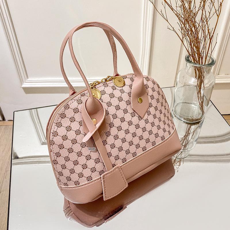 Korean-Style Floral Shell Handbag - 2021 Fashion for Women