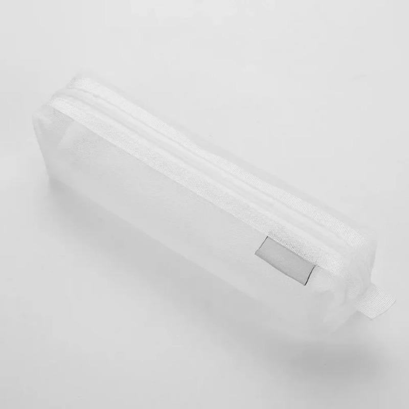 Mesh Pencil Case Transparent Pens Pouch Cute Simple Aesthetic Bag Organizer Office School Supplies for Student Stationary