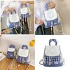 Miffy Cartoon Bunny Mini Backpack For Girls With Nylon Material And Inside Pocket For School Use