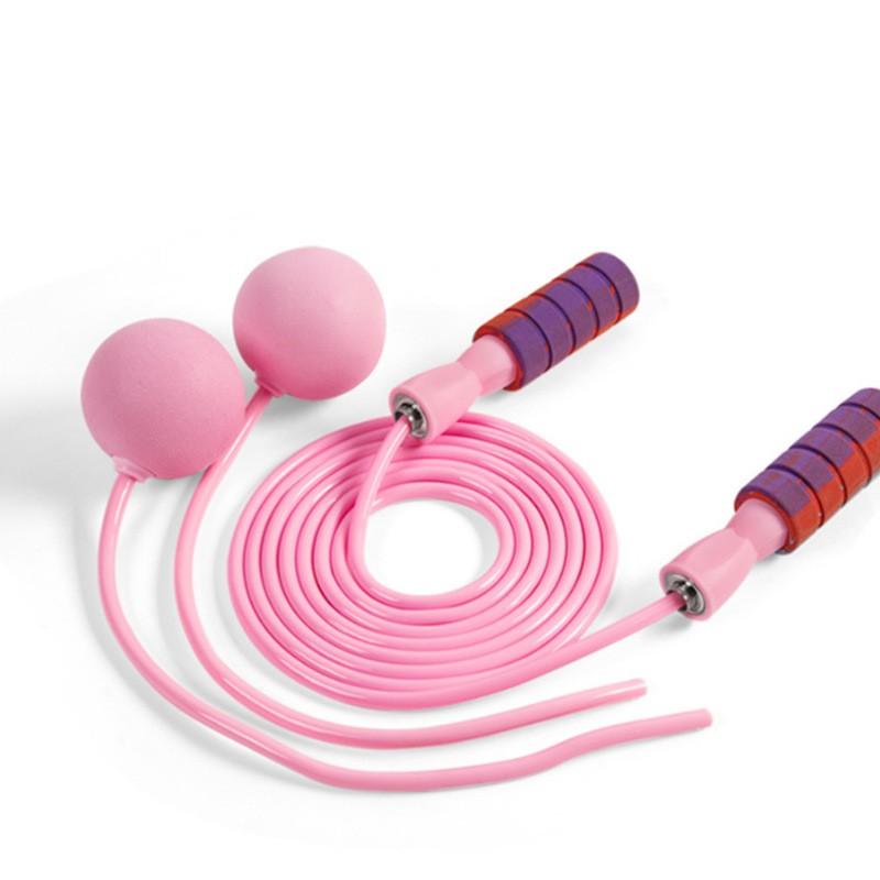 PVC Weighted Jump Rope Indoor Fitness Training Core Workout Slimming Exercise No-Rope Skipping Ball