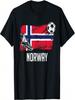 Norway Flag Jersey Norwegian Soccer Team Norwegian T-Shirt(1)
