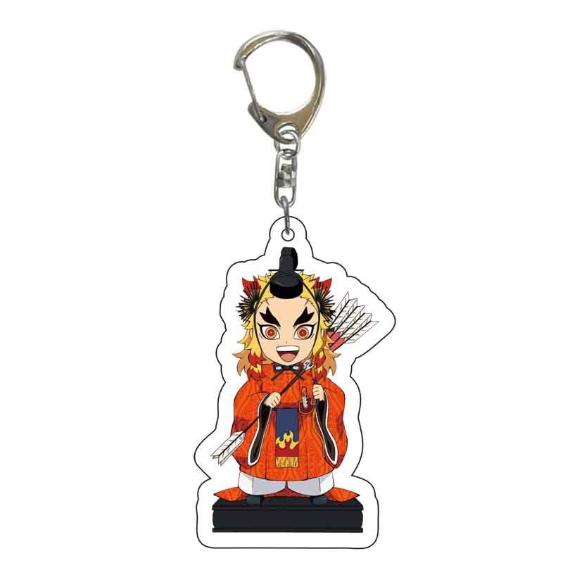 Anime Demon Slayer Acrylic Keychain Transparent Anime Pendant Accessories Merchandise Present designed for Fans Collection Cosplay