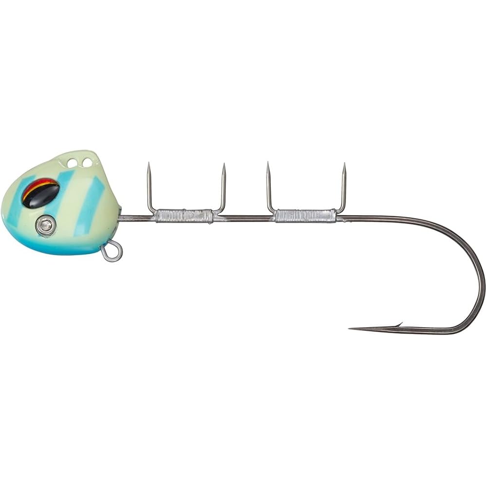 Daiwa Tungsten Tachiuo Tenya SS40 TG Full Glow Blue Zebra Fishing Jig 40g