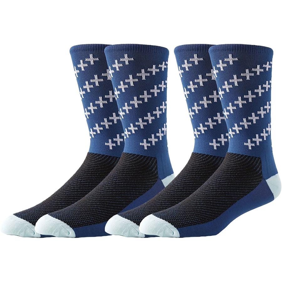 2 Paar Herren Damen Sport Socken Fußball Basketball Baseball Fußball Radfahren Laufen Atmungsaktiv Schnelltrocknend Gepolsterte Sportsocken