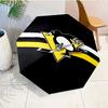 Penguins Heart Logo Art Umbrella 8-Frame for Travel, Camping, Casual Lightweight Portable Umbrella, Essential for Every Family Holidays Gift