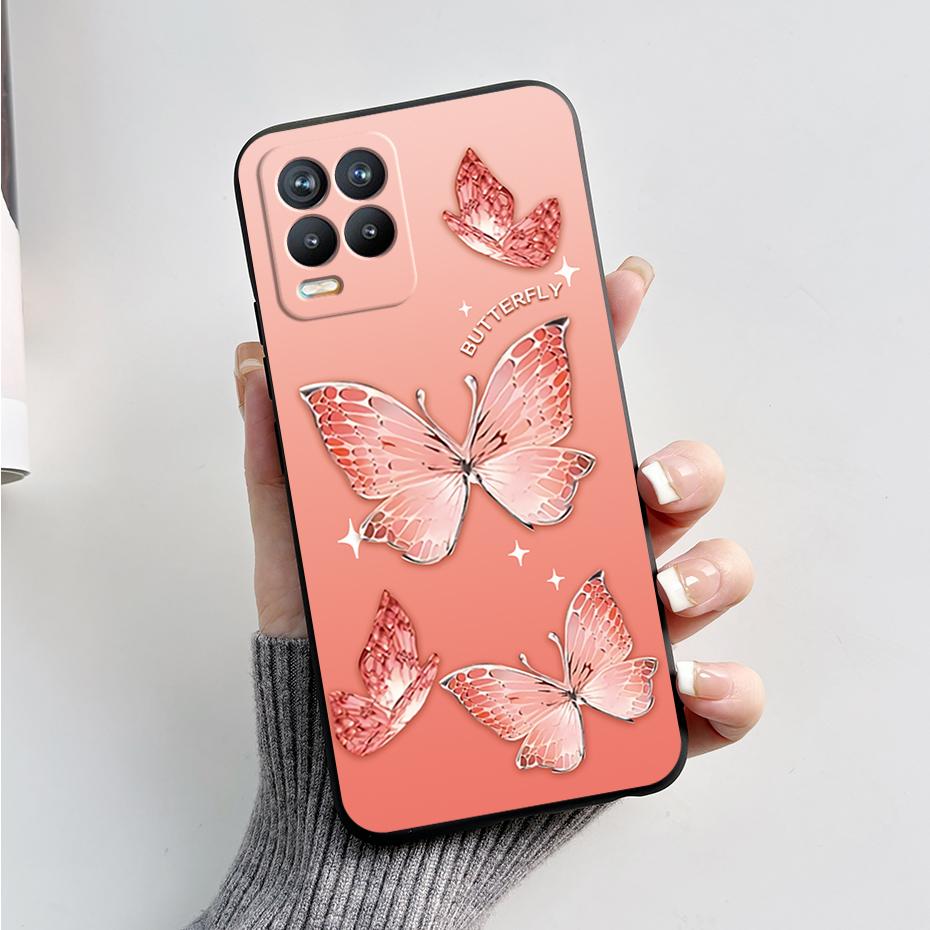 For Realme 8 Case Bear Cartoons Cat Cute Cover Coques For Realme 8 Pro Phone Cases Cover Realme8 5G Realme 8i Fundas Soft Capa