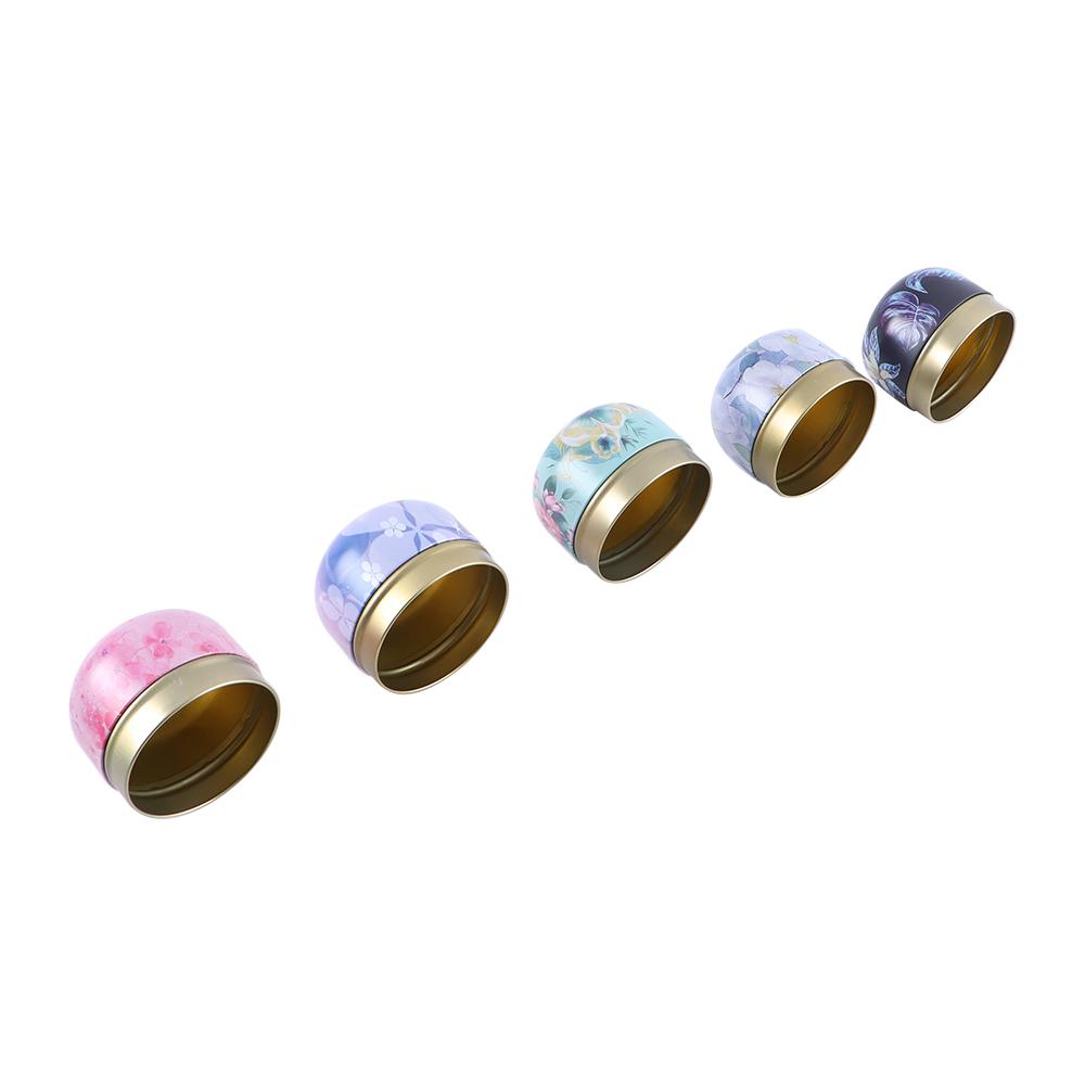 Portable Mini Snacks Candy Small Tea Cans Containers Tin Plate Canister Storage Box Packaging Box