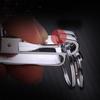 Ring Holder Key-Clip Key Clip Belt On Heavy Duty Belt Waist Belt Clip Key Holder Keyring Keychain