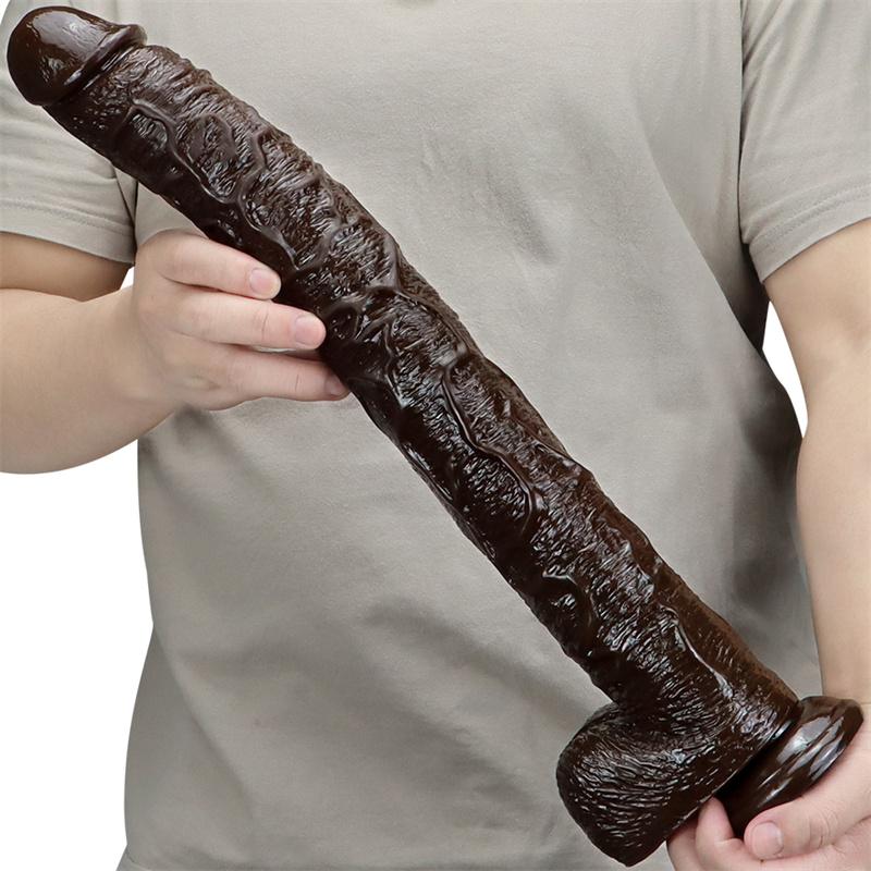 Women's Oversized Simulation Dildo Masturbator Goes Deep Into Anal Couples Sex Toys