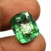 Natural Green Zambian Emerald 10.05ct Cushion Cut Certified Loose Gemstone