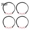 Durable Braided Rope Accessory 4 Pcs Sports Balls Bracelets, Adjustable String Bracelet, Unisex Athletic Wristband Handmade Woven Cord Team