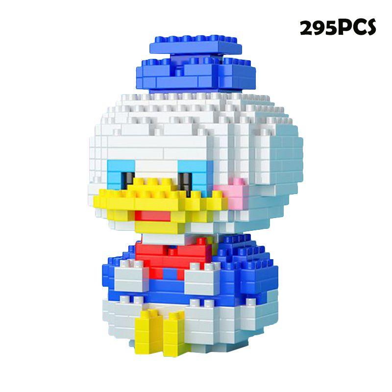 Disney Mickey Minnie Goofy Cartoon Building Blocks For Kids' Intelligence Development