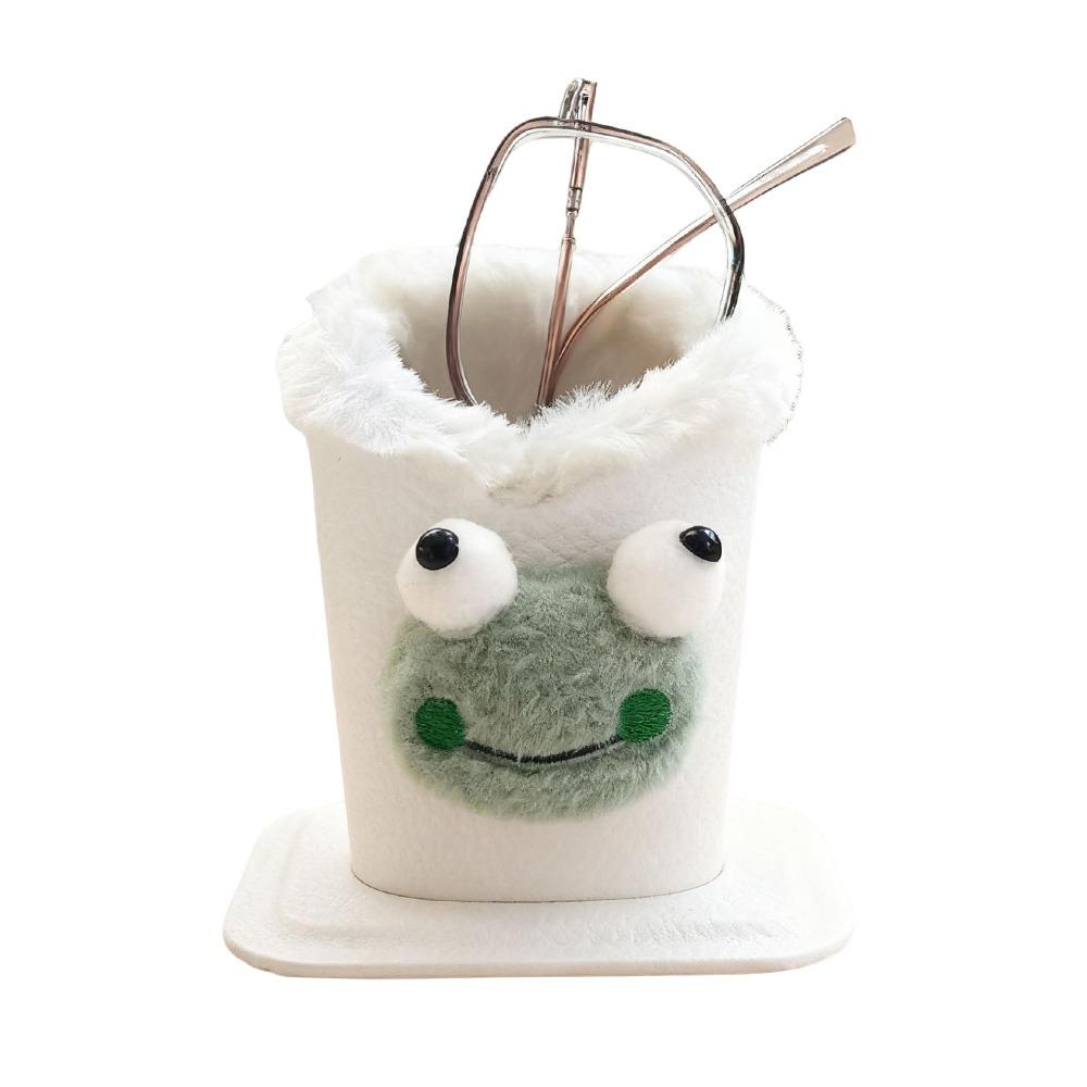 Plush Eyeglass Stand Leather Glasses Shelf Fashion Sunglass Holder  Sunglass