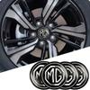 4pcs 56mm Car Wheel Center Hub Cap Stickers Styling Accessories For MG GT 3 5 6 7 GS Pilot HS ZS Q7