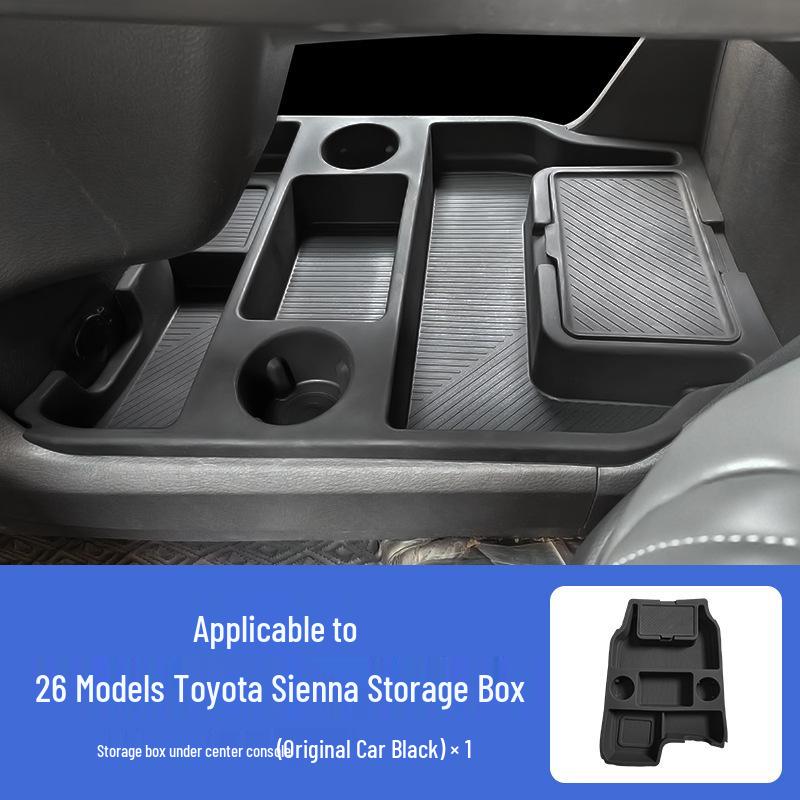 Toyota Sienna/Grand Highlander Silicone Center Console Storage Organizer for Interior Modification