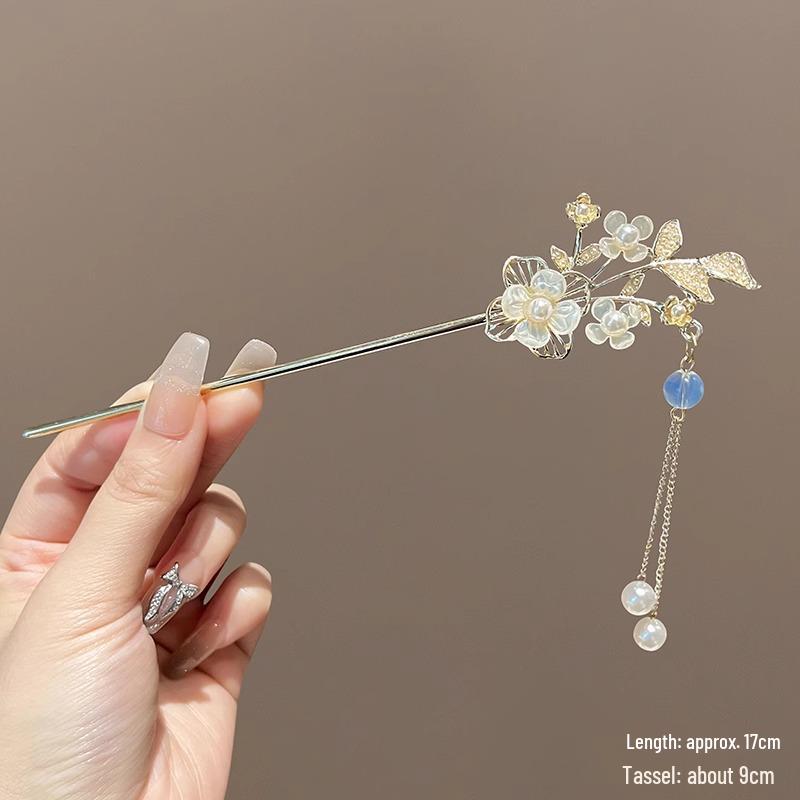Neue Haarnadeln für Damen & Kinder 2025: Elegante Hanfu Hochsteckfrisur Accessoires im alten chinesischen Stil
